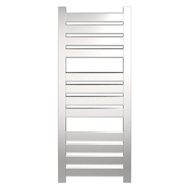 Towel Warmer Vega 12 Bar Hardwire 1228 BTU 23 x 56 Inch Brushed Stainless 304 Stainless Steel