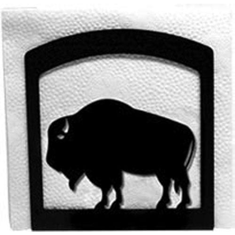 Village Wrought Iron NH-186 Buffalo Napkin Holder