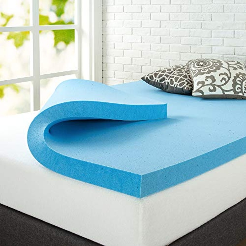 Zinus – Topper in gel memory foam Mattress Double