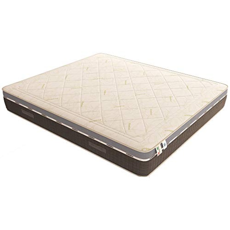 Baldiflex Emporio Materasso Matrimoniale Molle e Memory, Energy Traditional + 5 cm Memory, Sostegno Tradizionale Ortopedico, 100 Notti di Prova, Altezza 26 cm 170×190 cm