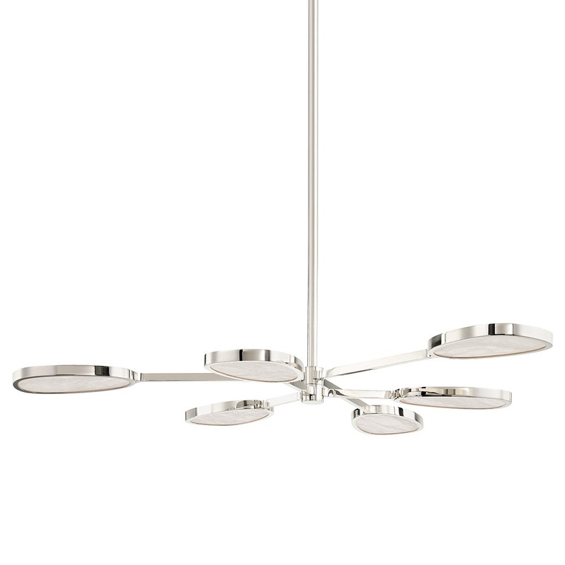 Corbett Lighting 338-06-BN Patras LED Chandelier Burnished Nickel