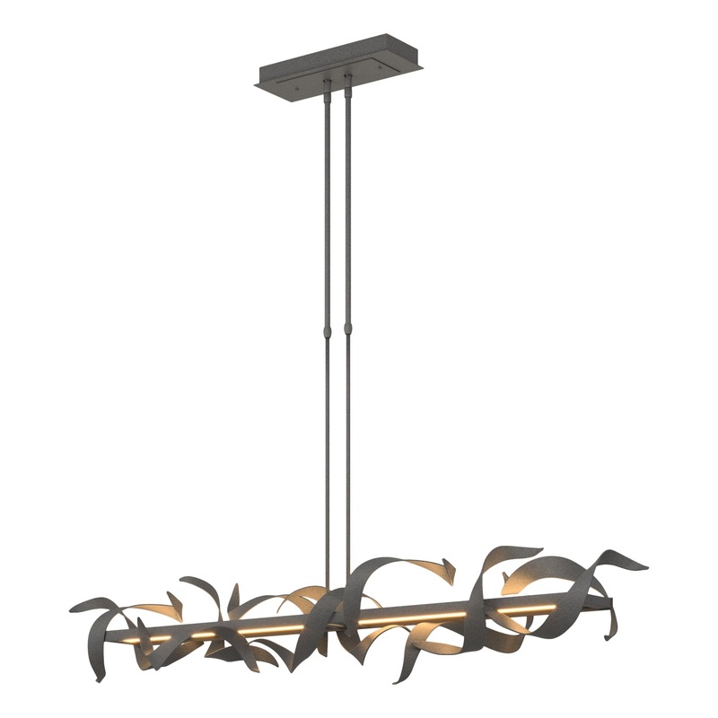 Folio Large LED Pendant Natural Iron