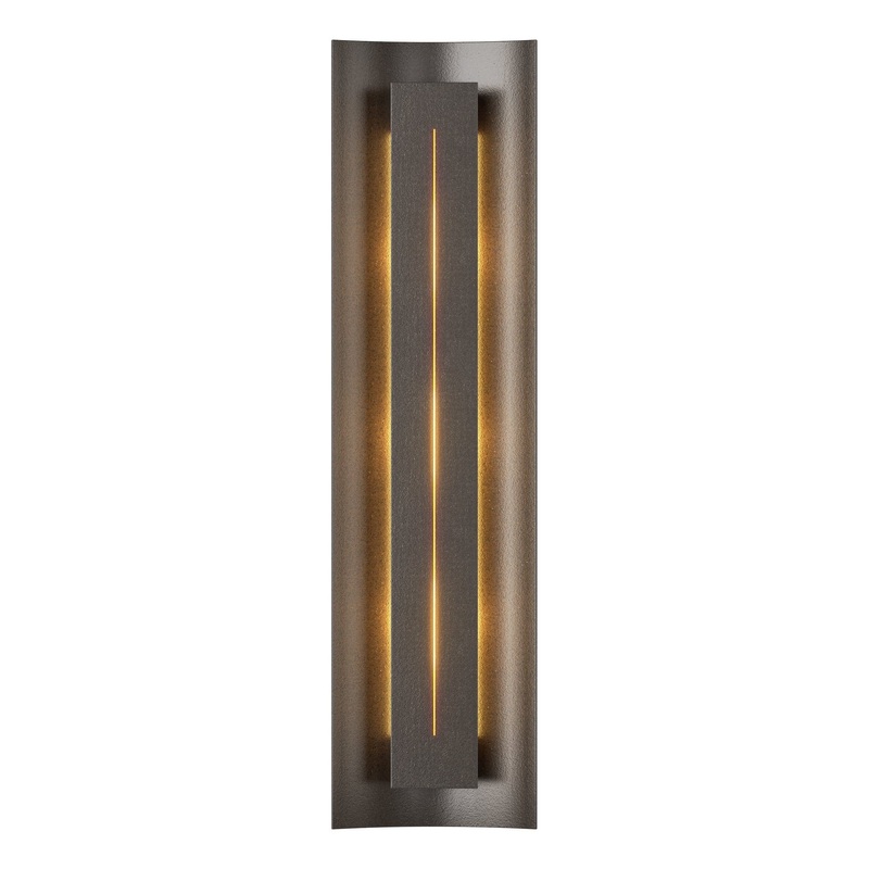 Gallery Sconce Oil Rubbed Bronze Ivory Art Glass (CC)
