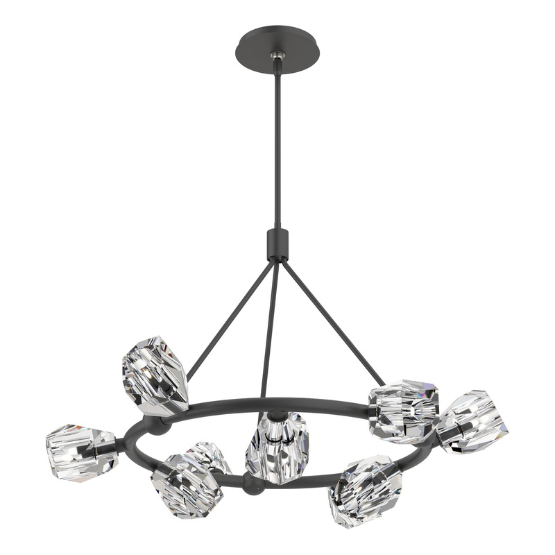 Gatsby 9-Light Ring Pendant Black