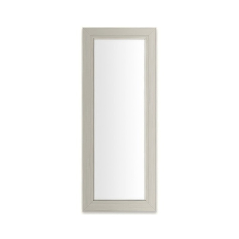 Medicine Cabinet Main Line 16 x 40 Inch 1 Doors Framed Mirror Nickel Flat Top Merion Frame Slow Close Hinges 4 Inch