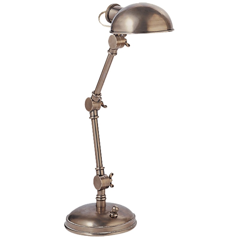 One Light Table Lamp from the Pixie Collection in Antique Nickel Finish by Visual Comfort Signature