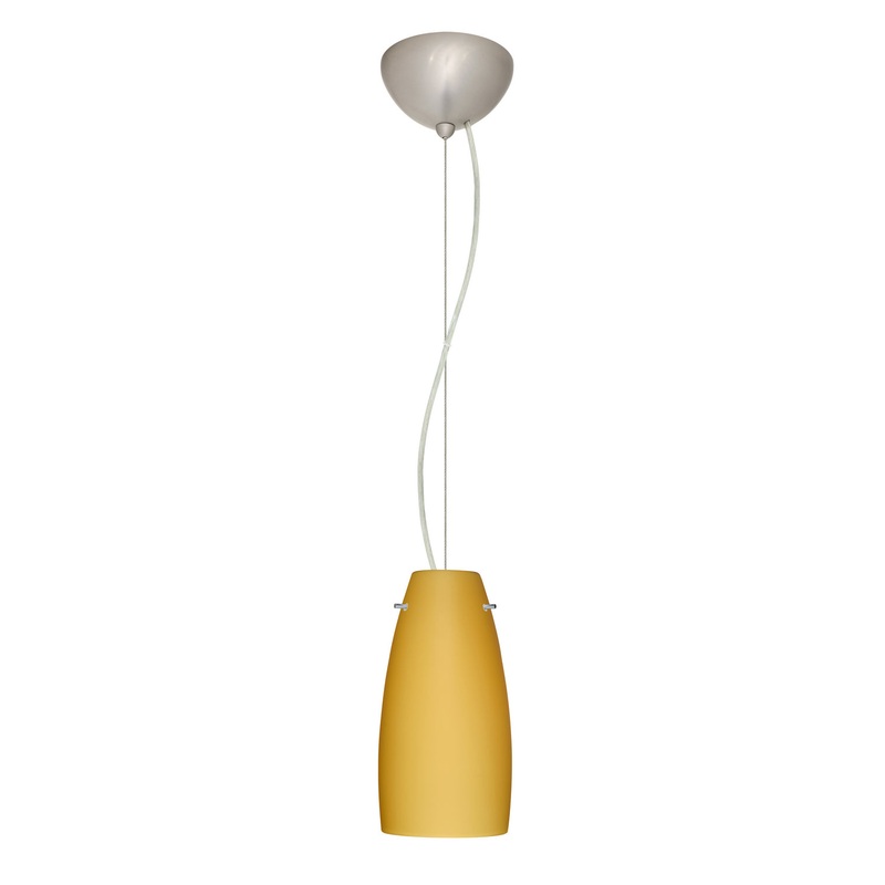 Besa 1KX-1512VM-LED-SN Tao One Light Pendant Satin Nickel (Discontinued)