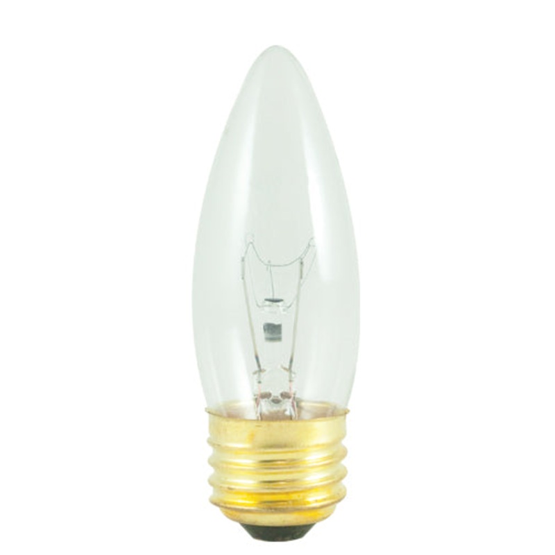 Bulbrite 405040 Torpedo Light Bulb Clear