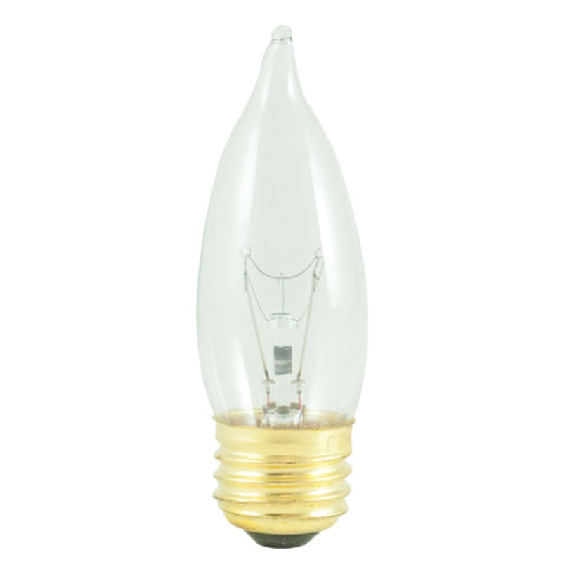 Bulbrite 408040 Torpedo Light Bulb Clear