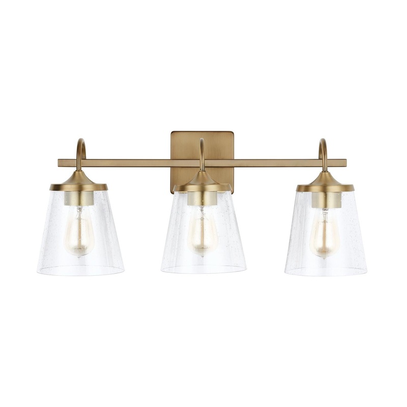 Capital Lighting 139132AD-496 Jayne 3 Light Vanity Aged Brass