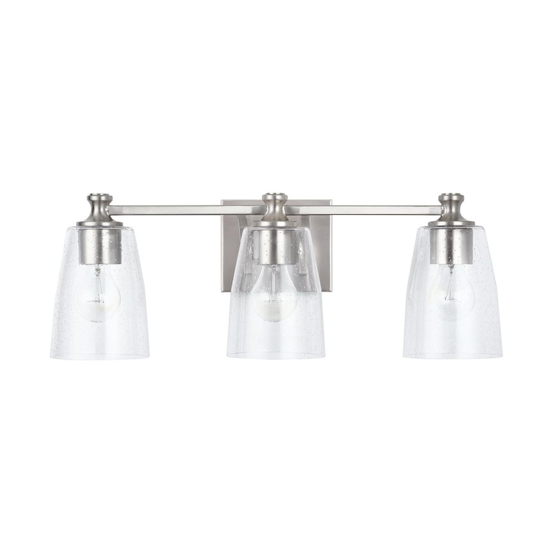 Capital Lighting 140931BN-506 Myles 3 Light Vanity Brushed Nickel