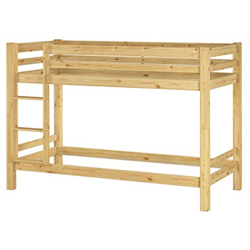 Erst-Holz Telaio Letto a Castello 90×200 per Bambini in Pino massello divisibile 60.09-09oR