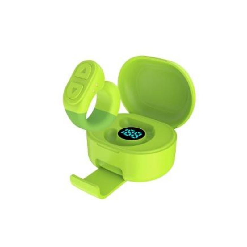 Fingertip Remote Control Ring for TikTok, Kindle & Short Video Apps – Page Turner(Green)