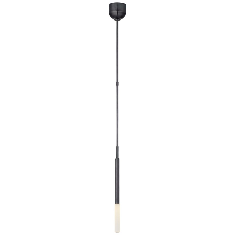 LED Pendant from the Rousseau Collection in Bronze Finish by Visual Comfort Signature