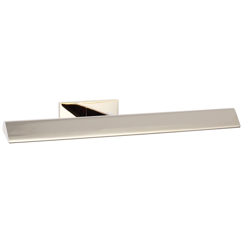 LED Picture Light from the Petrel Collection in Polished Nickel Finish by Visual Comfort Signature