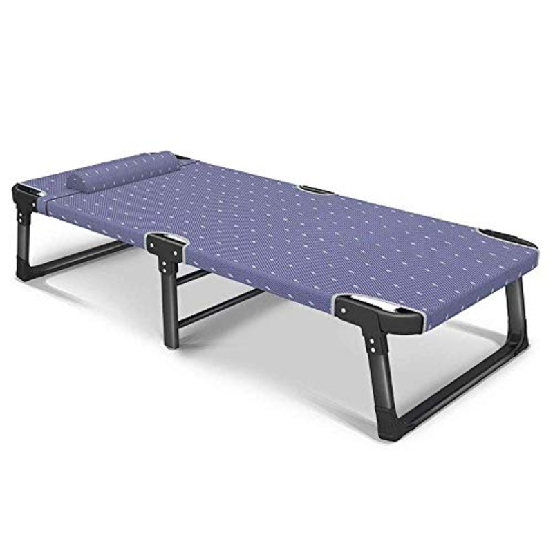 Lettino da campeggio pieghevole per esterni Letto pieghevole  Letto pieghevole singolo  Letto pieghevole portatile Pausa pranzo Letto singolo accompagnato Camera in affitto Letto semplice Letto da c