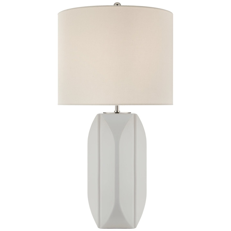 One Light Table Lamp from the Carmilla Collection in Matte White Finish by Visual Comfort Signature