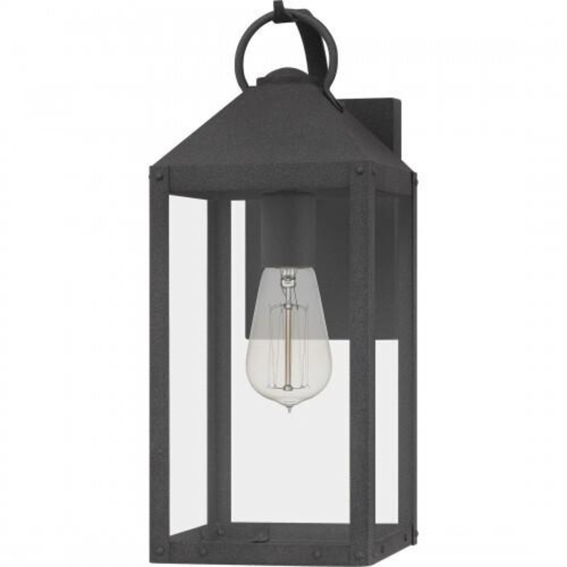 Quoizel TPE8406MB Thorpe Outdoor wall 1 light mottled black Outdoor