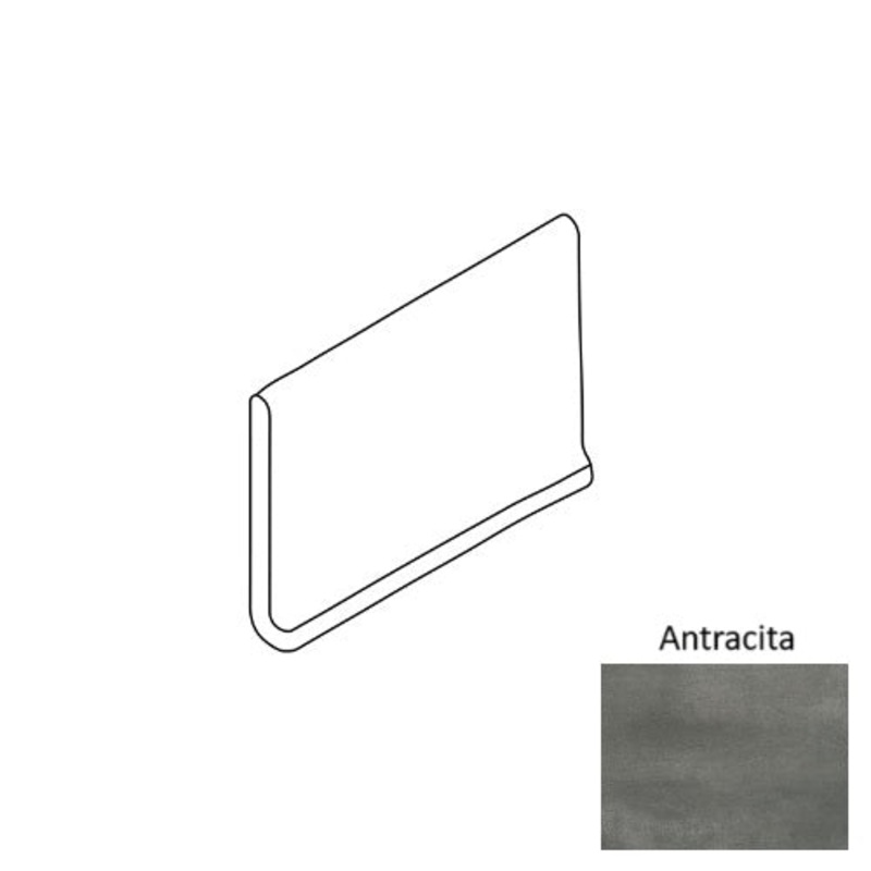 Roca Tile Usa Inc Elegant Ideas Nolita 6X12 Cove At612 Antracita Color Body Porcelain – Afnol004-At612