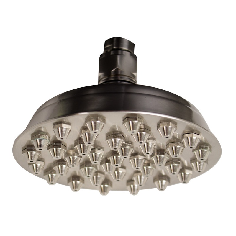 Showerhaus Small Sunflower Rainfall Showerhead with 37 nozzles – Solid Brass Construction with Adjustable Ball Joint