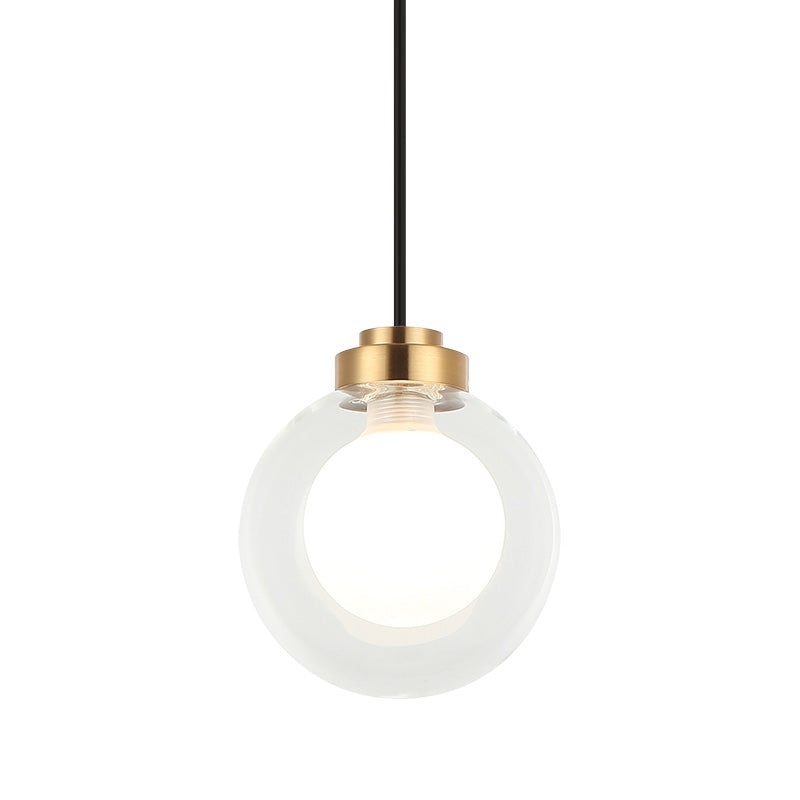 Solaris 1-Light Pendant Aged Gold Brass