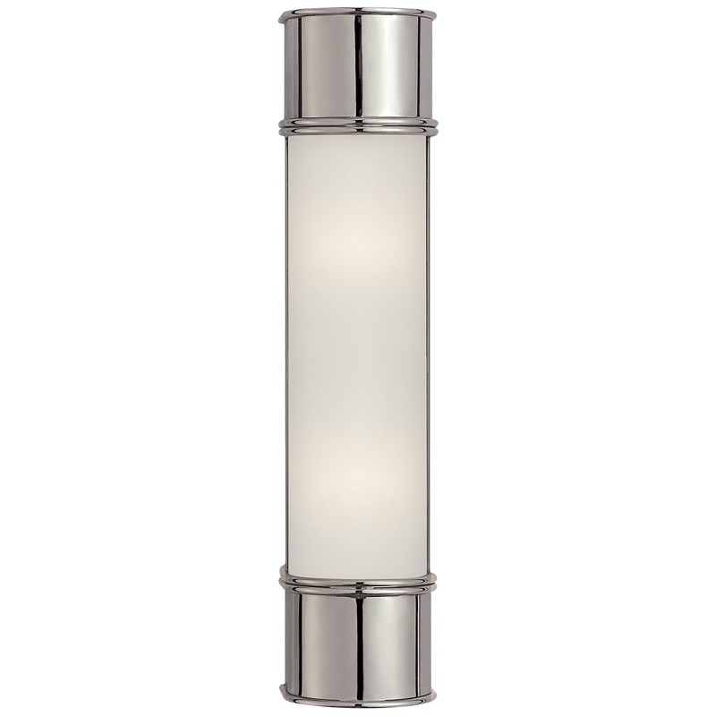 Two Light Bath Sconce from the Oxford Collection in Chrome Finish by Visual Comfort Signature