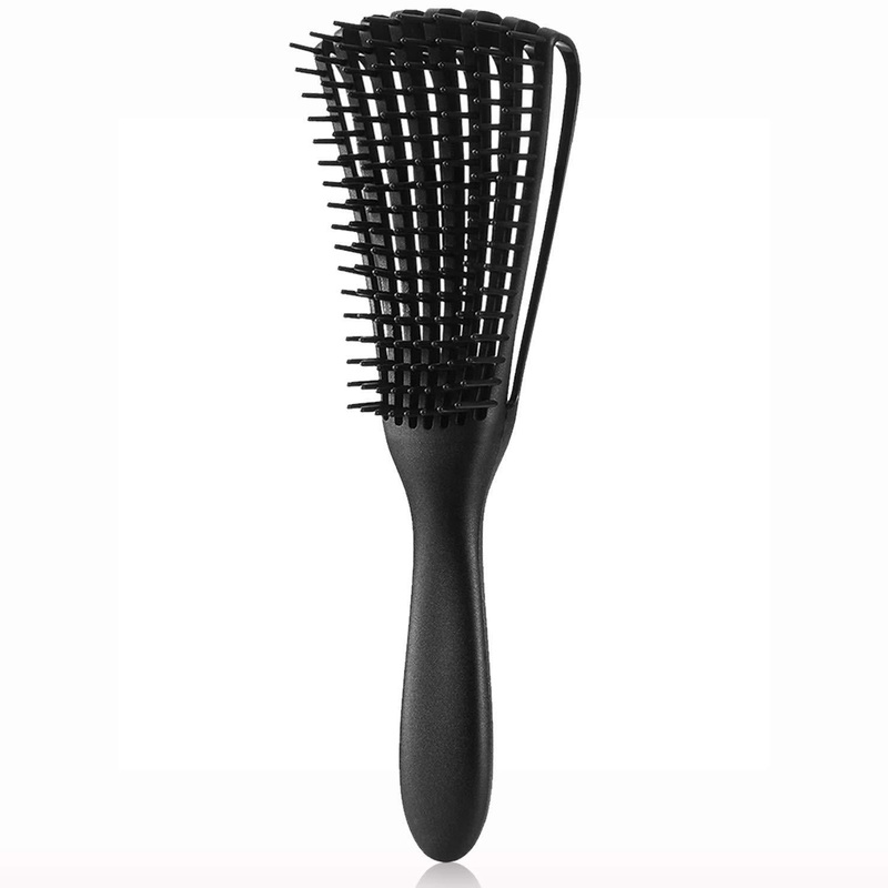 3 – pcs Black Detangling Brush – Octopus Design for Effortless Hair Care