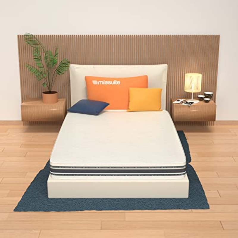 AILIME SRL Materasso Zaza’ Piazza e Mezza 120×200 Memory + waterfoam Alto 18 cm Rivestimento Bayscent