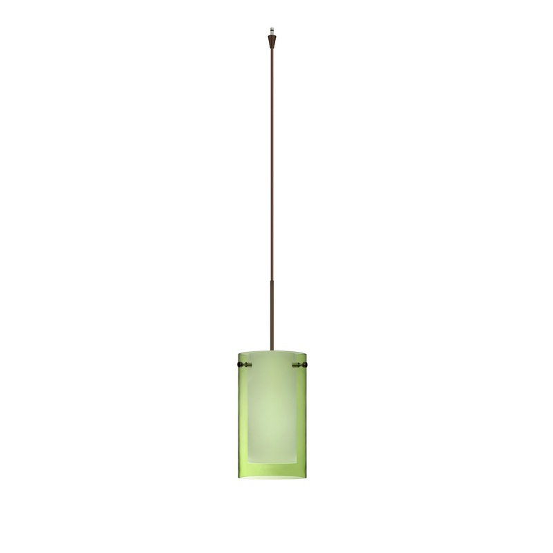 Besa XP-L44007-BR Pahu One Light Pendant Bronze