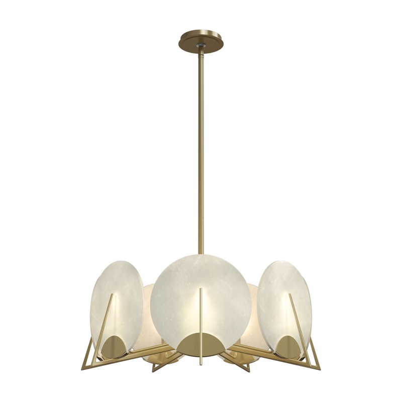 Callisto 7-Light Pendant Modern Brass