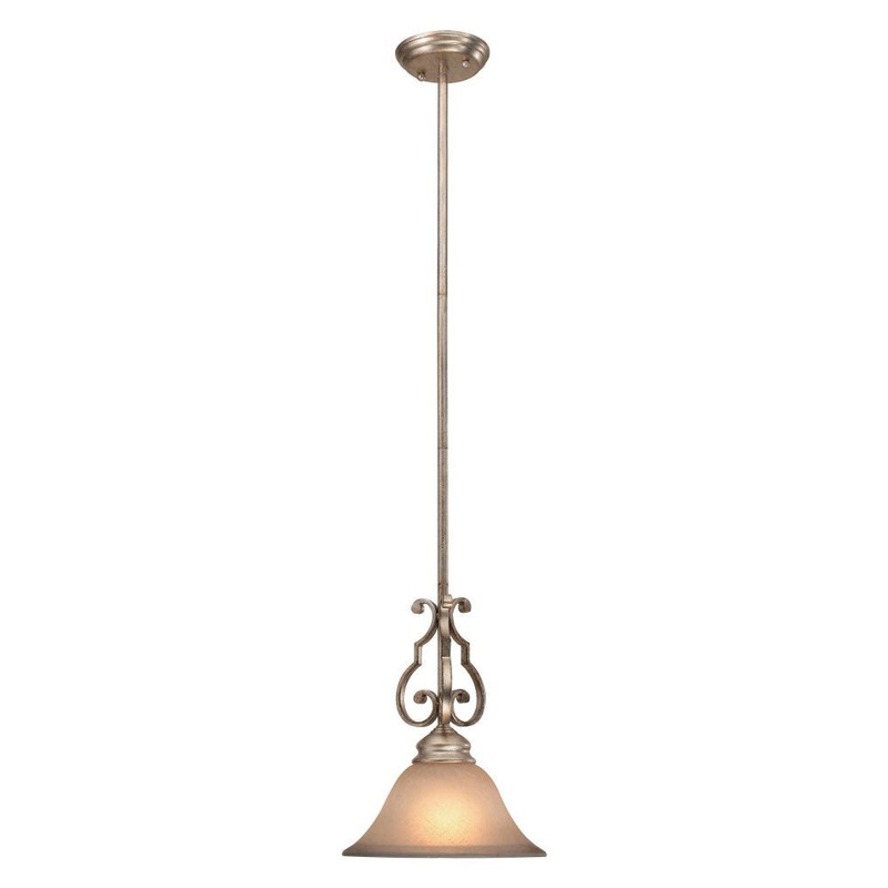 Crystorama 7521-DT  Shelby 1-light Distressed Twilight Mini Pendant