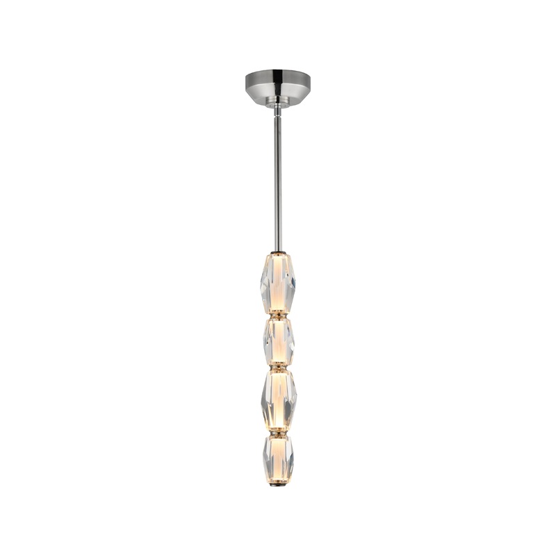 Dolce Vita 22″ LED Pendant Polished Nickel