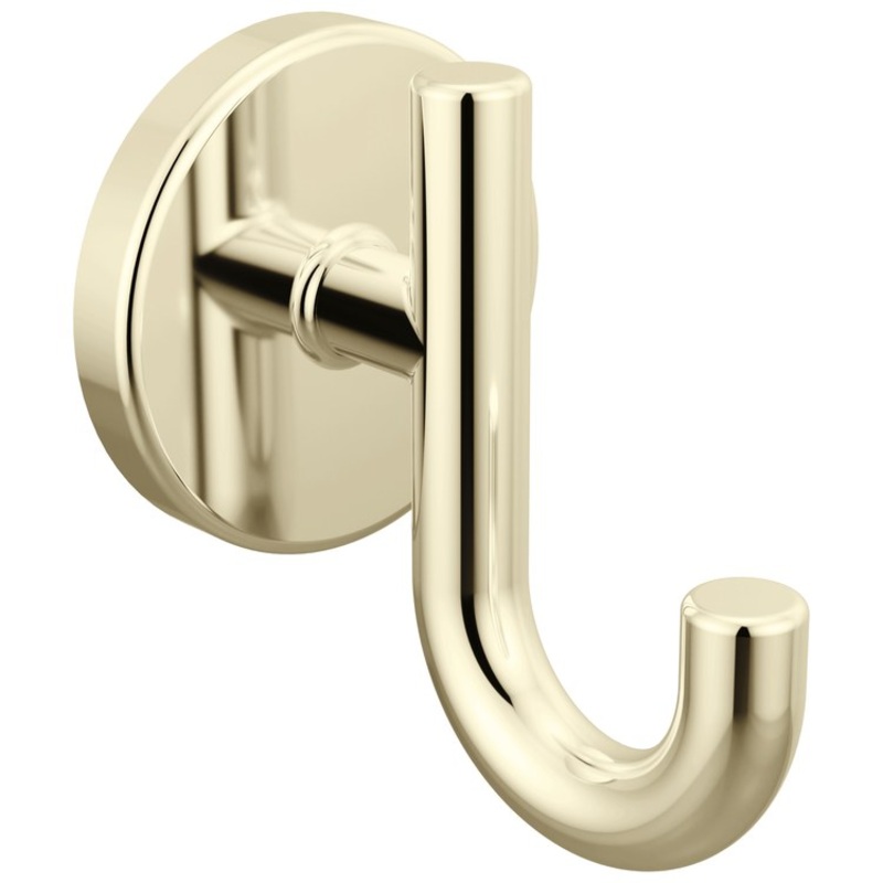 Robe Hook Trinsic Single Polished Nickel 2-27/32 Inch Wall Mount Zinc