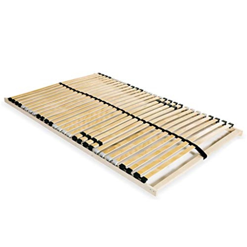BIGTO – Rete a doghe con 28 doghe a 7 zone in legno di faggio massiccio, per la casa, per camera da letto, 140 x 200 cm