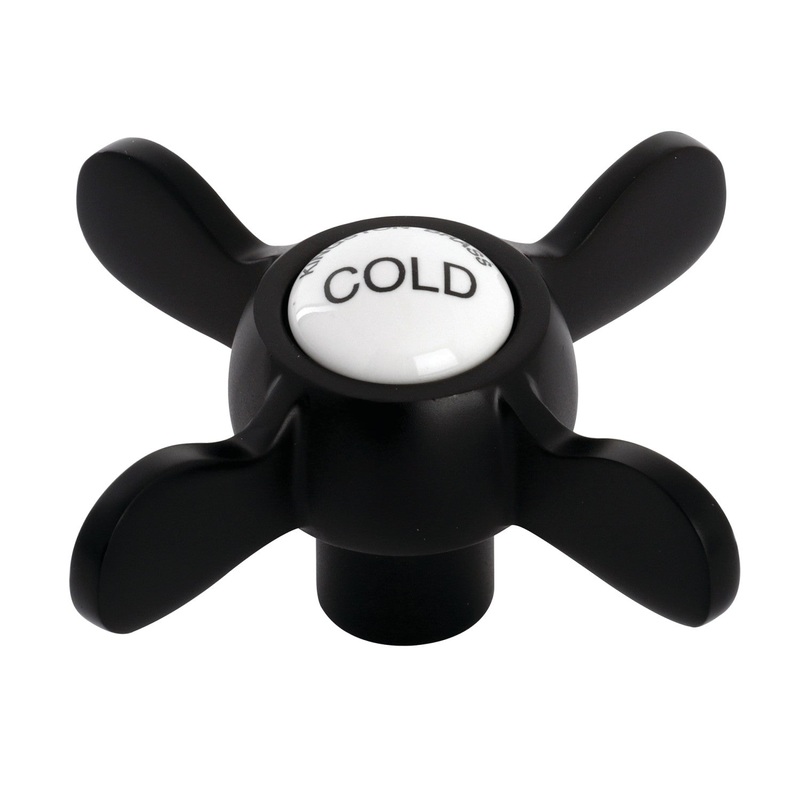 Essex KSH113MBC Cold Metal Cross Handle, Matte Black