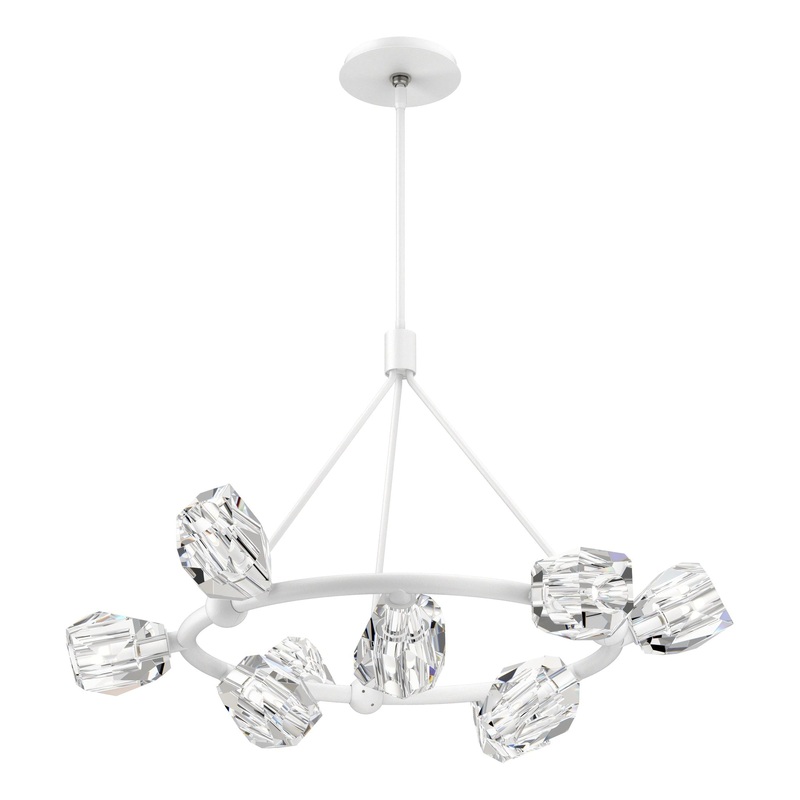 Gatsby 9-Light Ring Pendant White
