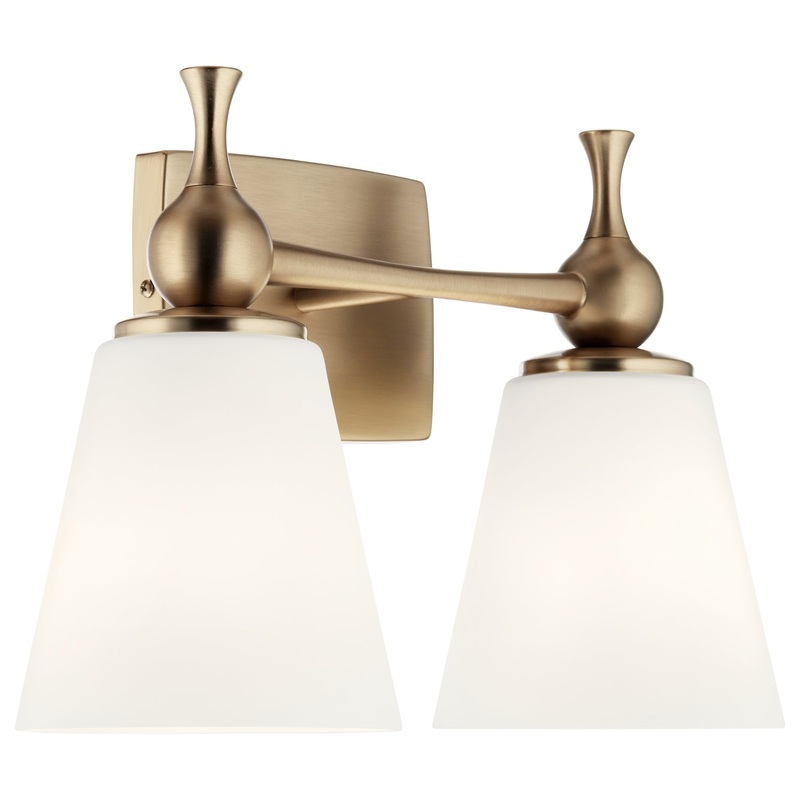 Kichler 55091CPZ Two Light Bath, Champagne Bronze