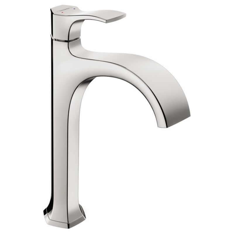 Lavatory Faucet Locarno Less Drain Assembly 1 Lever ADA Chrome 1.2 Gallons per Minute