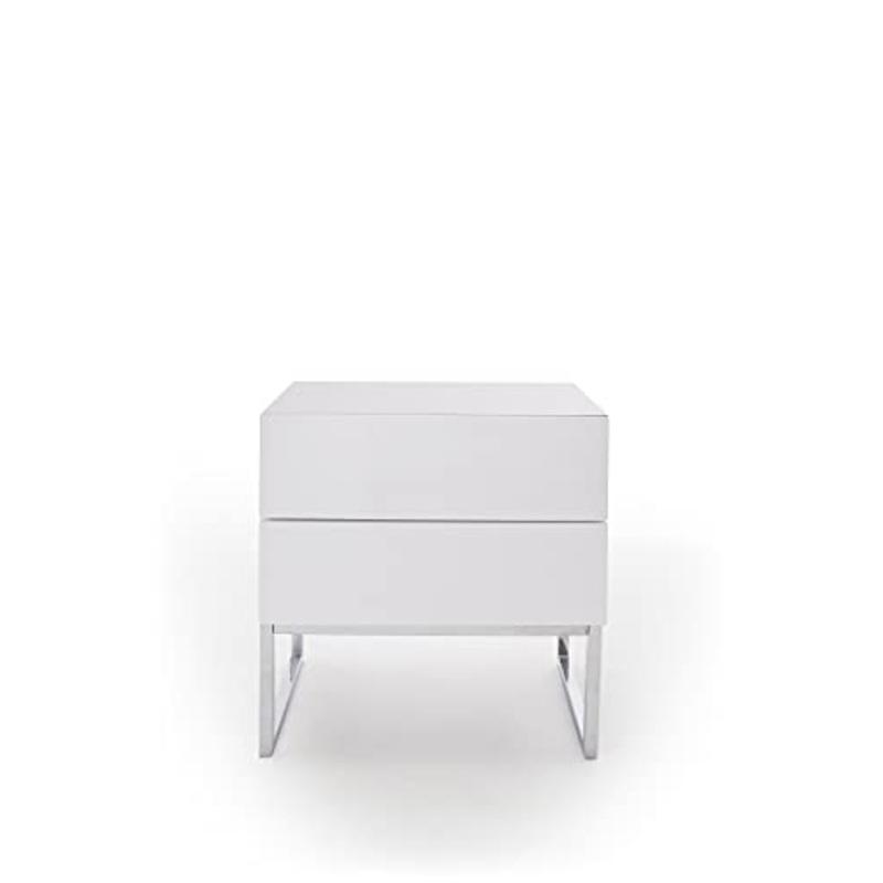 Robas Lund Comodino, Bianco, BxHxT 50x50x40 cm
