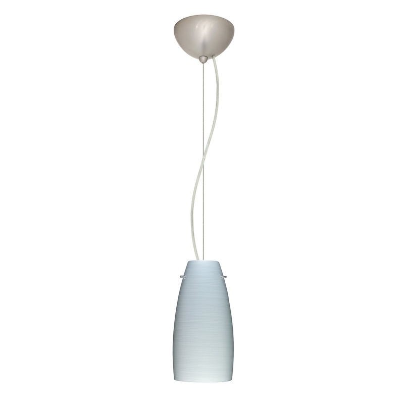 Besa 1KX-1512KR-LED-SN Tao One Light Pendant Satin Nickel