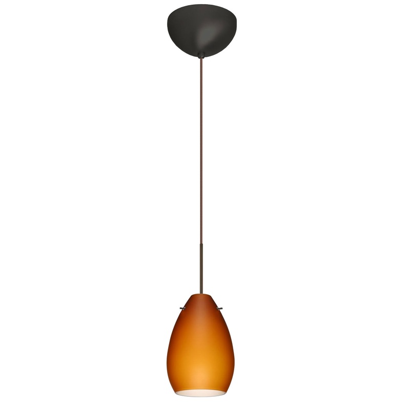Besa 1XC-171380-BR Pera One Light Pendant Bronze (Discontinued)