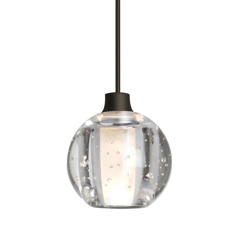 Besa 1XT-BOCA5BB-BR Boca 5 One Light Pendant Bronze