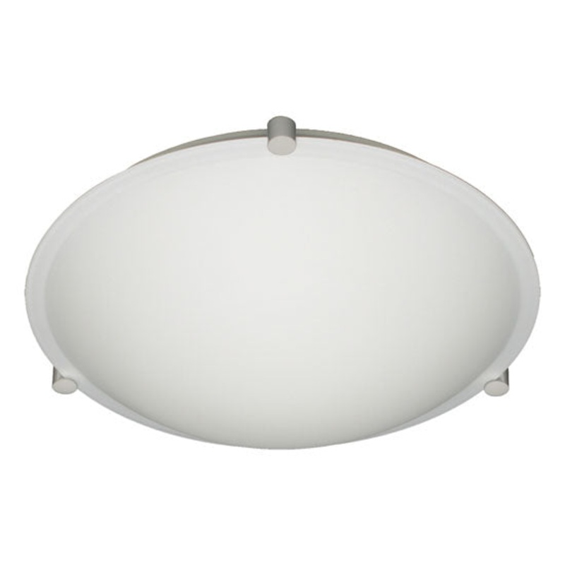 Besa 968207-SN Trio One Light Ceiling Mount Satin Nickel