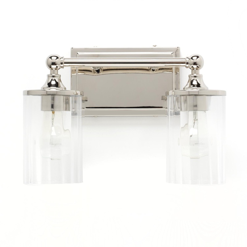 Capital Lighting 120721PN-423 Camden 2 Light Vanity Polished Nickel