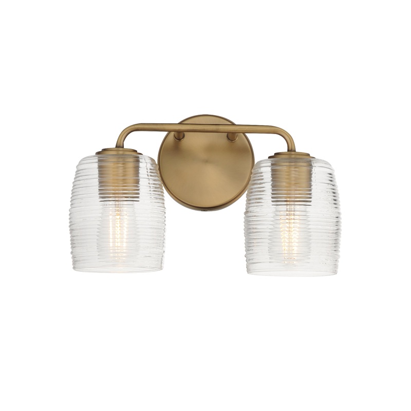 Honey 2-Light Sconce Natural Aged Brass