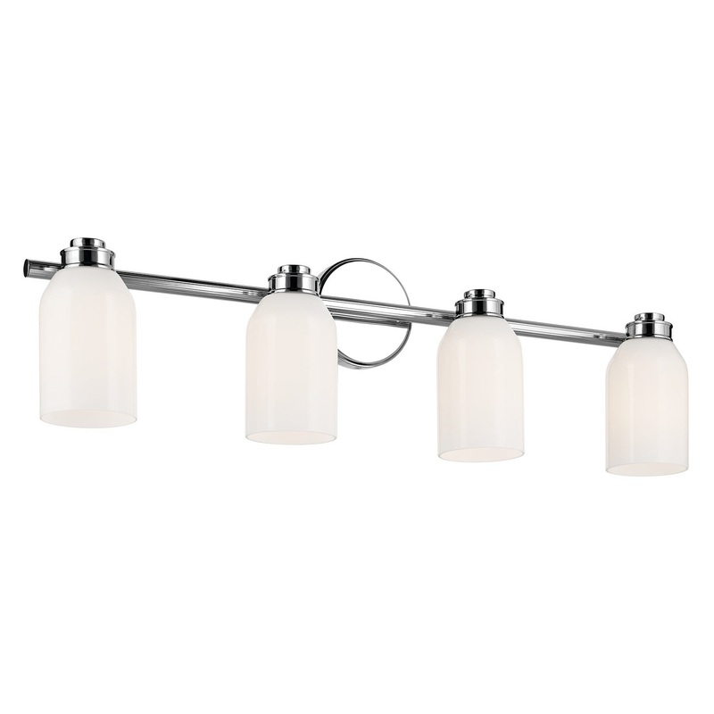 Kichler 55203CH Four Light Bath, Chrome