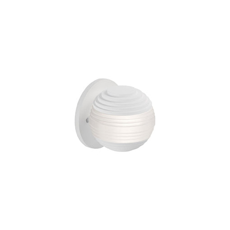 LED Wall Sconce from the Supernova Collection in White Finish by Kuzco Lighting