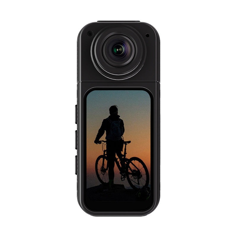 Thumb-Sized 2.7K Camera with 180 Rotatable Lens & Magnet Mount – Capture Your World Hands-Free(black+32G)