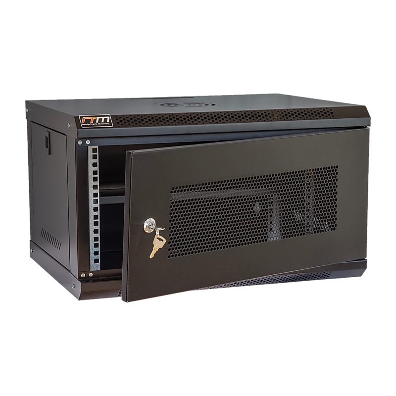 19″ 6U Wall Mount Network DVR NVR Data Cabinet Enclosure
