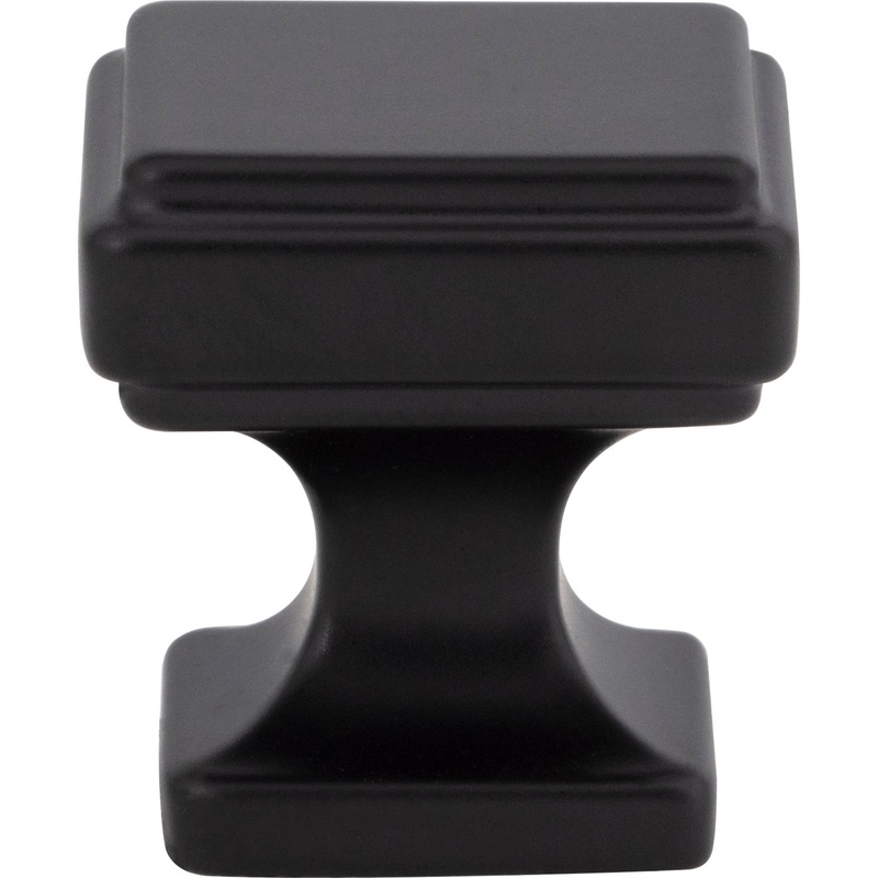 Atlas Homewares Kate Knob 1 1/8 Inch Matte Black